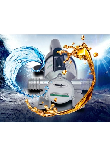 220V Elektrikli Kendinden Emişli Yakıt Sıvı Yağ Mazot Süt Aktarma