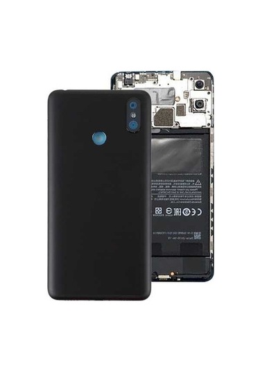 Wholesale00 Xiaomi Mi Max 3 İçin Kullanışlı Arka Kapak Siyah