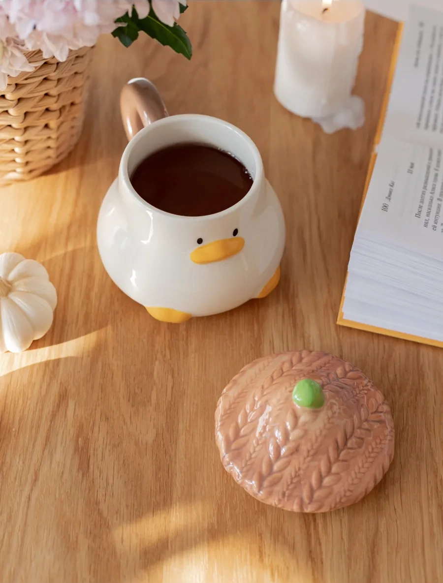 Perex Kapaklı Kupa, Büyük Kupa, 400 Ml 294696834 Beyaz