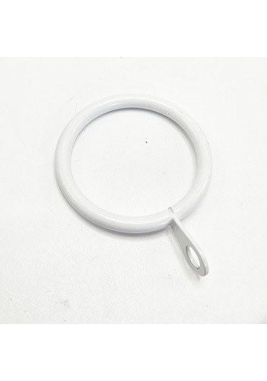 5'li Metal Perde Çubuğu Perde Halkaları, İç Çapı 3 Cm, 2,5 Cm'ye Kadar Uyar, Askılı Perde, Kayar Halka, Pencere Kapısı İçin Beyaz Halkalar Diğer