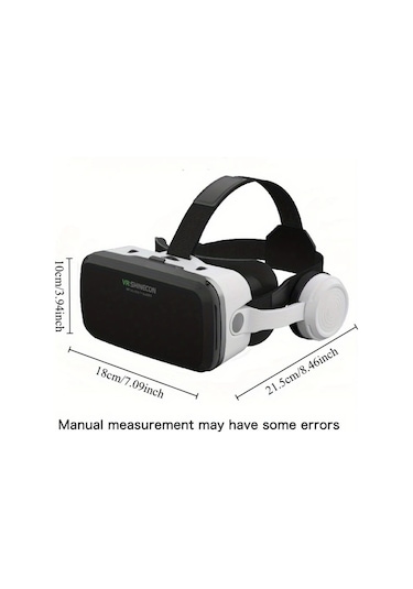 Motion003 1 Adet G04eb Beyaz Fiziksel Optik Vr Gozluk Ses Fonksiyonlu Kompakt Tasarim 3d Etkilesimli Oynatma