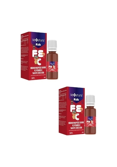 Venatura Kids Mikroenkapsüle Demir Ve Vitamin C 2 Adet