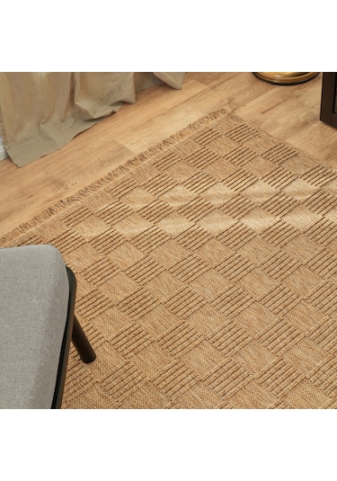 Kaşmir Halı Kilim/jüt Side V2 160 x 230  CM Salon Mutfak Halısı Yolluk Kilim