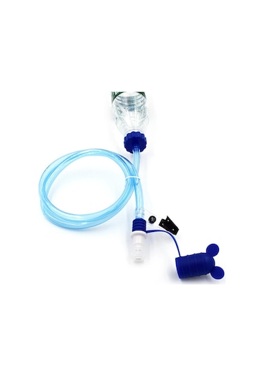 Çift Adaptörlü Su Şişesi İçme Tüpü Hidrasyon Sistemi Bisiklet Trekking İçin İçecek Tüpü Kiti Şeffaf