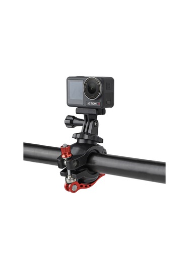 Sunnylıfe Zj758 Djı Action 4 / Gopro 12 Bisiklet Montajı 360 Derece Döndürme Gidon Kamera Tutucu