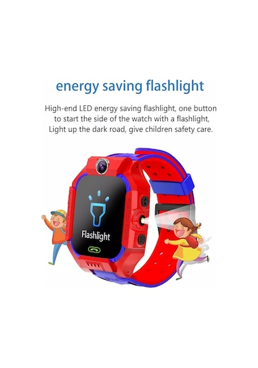 Leezsing Çocuklar İçin Akıllı Saat: Oyunlar, Uzaktan Fotoğraf Çekme, Sos Acil Yardım, Kırmızı Renk Çok Renkli