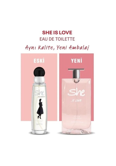 She is Love Kadın Parfüm EDT 50 ML