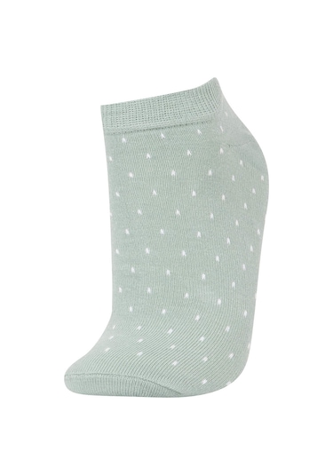 Defacto Kadın 5'li Pamuklu Puantiyeli Çizgili Patik Çorap Y6670AZNSKR1 Çok Renkli Defacto Kadın 5'li Pamuklu Puantiyeli Çizgili Patik Çorap Y6670AZNSKR1 Çok Renkli