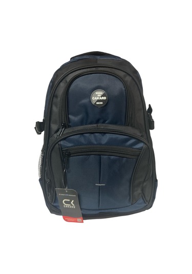 Su Geçirmez Kalın Ortopedik Çok Bölmeli Laptop Okul Gezi Seyahat Kamp Sırt Çantası Büyük 30x47cm Lacivert