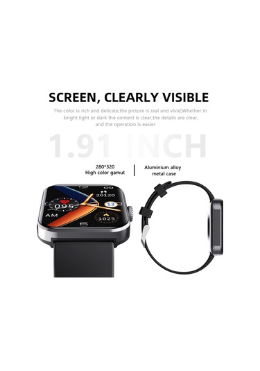 Singree F57l Akıllı Saat 1.91" Hd Ekran