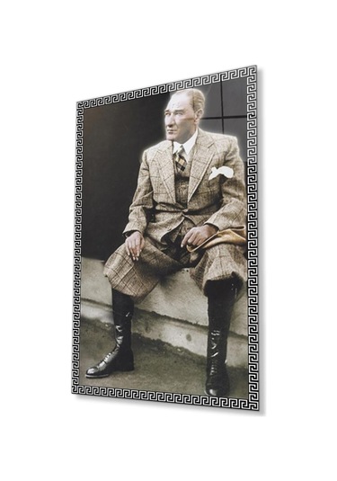 Atatürk Cam Tablo 4mm Dayanıklı Temperli Cam, Atatürk Glass Wall Art293