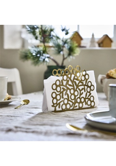 Vınterfınt Peçetelik, Altın Rengi Kağıt Peçetelik Gold