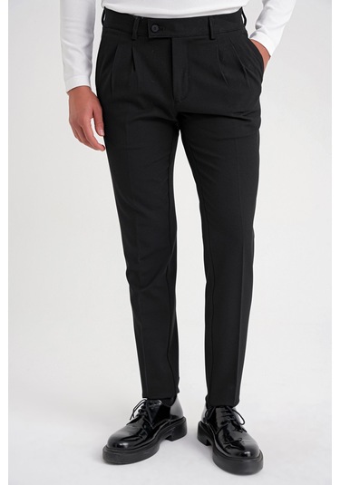 P 1205 Pantolon Comfort Siyah Siyah
