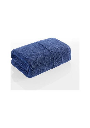 Cotton %100 Banyo Havlusu 50x90 Cm Royal Mavi