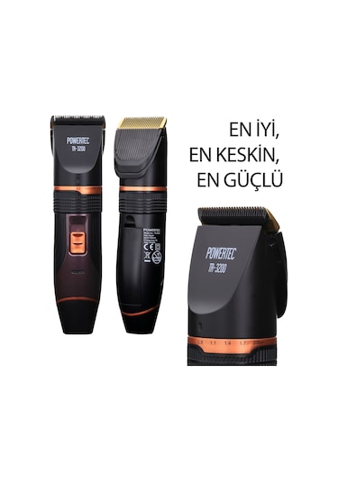Powertec TR3200 Saç ve Sakal Kesme Makinesi