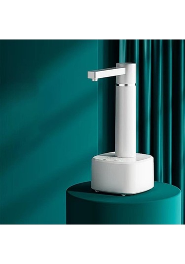 Maoyaya Siyah Şarj Edilebilir Su Pompası, Otomatik Galon Dağıtıcı, Masaüstü Standı Ile 4w Siyah