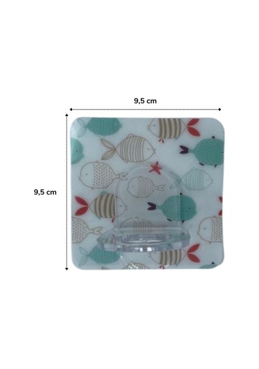 Süper Yapışkanlı Çok Amaçlı Cember Askı 2 Adet 5361 Çok Renkli