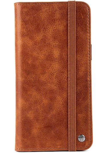 Zeyline iPhone 13 Uyumlu Zore Hakiki Deri Multi Cüzdan Kılıf-taba