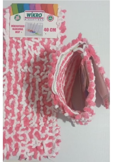 Wikro 1 Adet Mikrofiber Makarna Mop 40 Cm