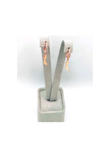 Zülfikar Taşlı Gümüş Küpe - Rose Rose