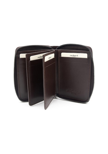 Cacharel Kahve Analin Unisex Deri Cüzdan 24375d06 Kahverengi