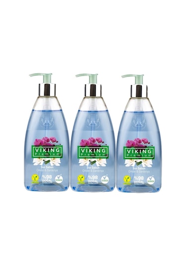 Viking Premium Orkide & Gardenya Sıvı Sabun 3 x 500 ML