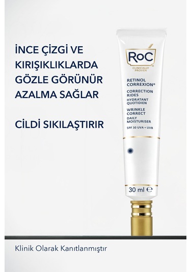 Roc Retinol Correxion Daily Moisturiser Gündüz Kremi SPF30 30 ML