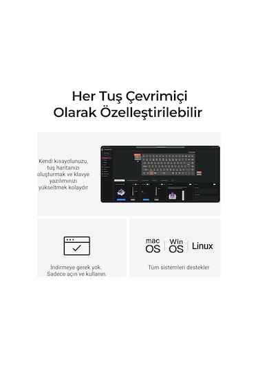 Keychron K2 He Special Edition Siyah %75 Gateron Magnetic Nebula