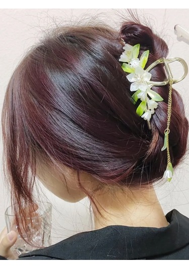 Catalea Family Saç İçin Yengeç Çiçekli 375583646 Beyaz