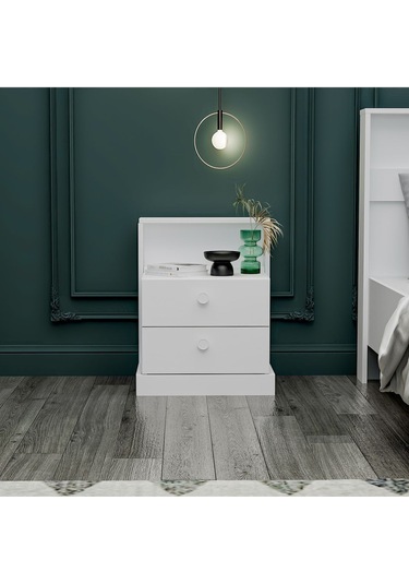 Life Komodin Beyaz Beyaz