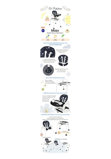 Baby Home Ekonomi Paket 10 In 1 1010 Travel Sistem Bebek Arabası 560 Oyun Parkı Yatak Beşik Ve Mama Sandalyesi