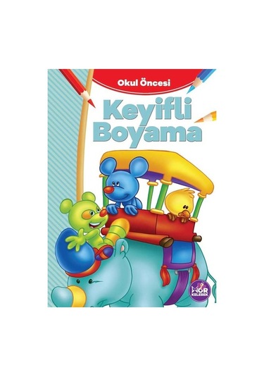 Okul Öncesi Keyifli Boyama- Mor Kelebek