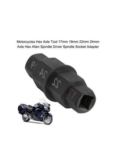 Motosiklet Hex Aks Aracı 17mm 19mm 22mm 24mm Aks Hex K10801b
