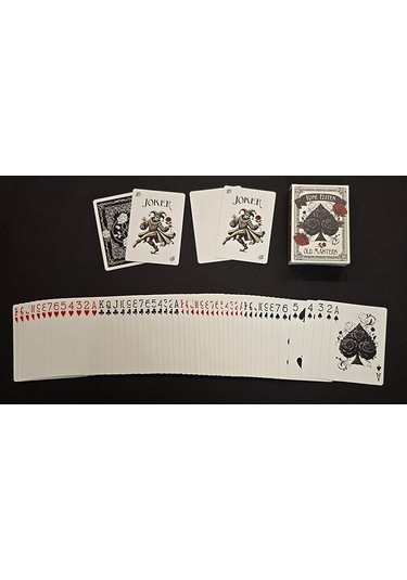 Rose Elites - Old Masters Black Marked Deck İşaretli Premium Oyun Kağıdı İskambil Kartları Destesi