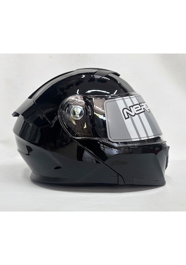Nero Tk912 İç Güneş Vizörlü Çene Açılır Kask Siyah