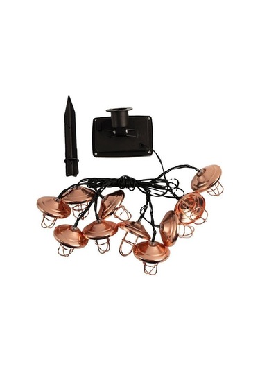 Soulader Güneş Enerjili Bahçe Aydınlatma Ferforje Dış Mekan Dekoratif Led Ampul Çok Renkli