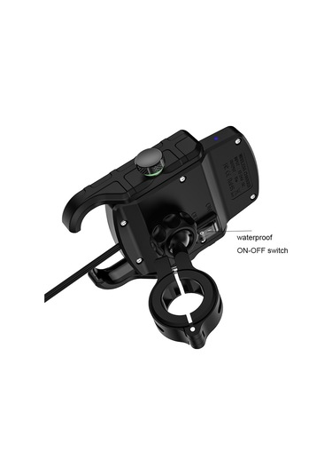 M9 Motosiklet Kablosuz Şarj Cep Telefonu Braketi 15w Navigasyon Braketi 001