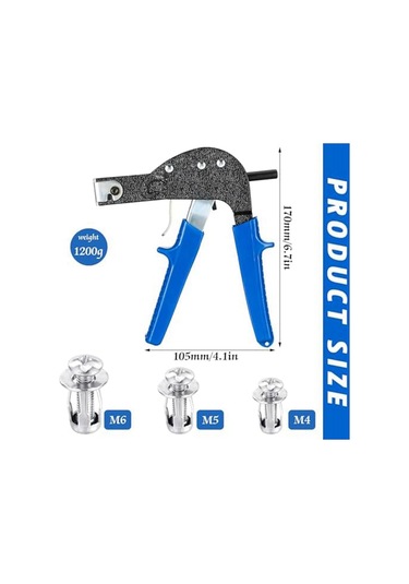 Xurunkeji Genişletme Vidası Petal Somunu Ve Metal Ayarlama Aleti, İçi Boş Duvar Alçıpan Preslenmiş Levha Sert Levha Çelik Çinko Levha İçin 20x15x8cm