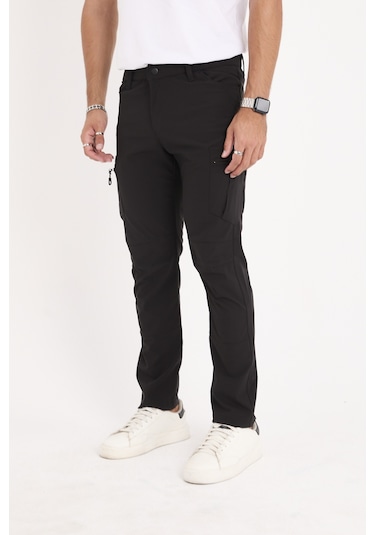 Camp532 Outdoor Tactical Su İticili Likralı Yazlık Erkek Taktik Pantolon Siyah