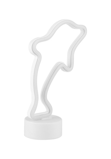 Konesam Deniz Fişi Şekilli Neon Lamba, Romantik Ev Dekorasyonu, Ip20 Su Geçirmez, Aa Pil İle Çalışır Pil Dahil Değil