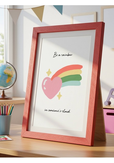 Be A Rainbow Dijital Baskı Poster V2 Çerçevesiz