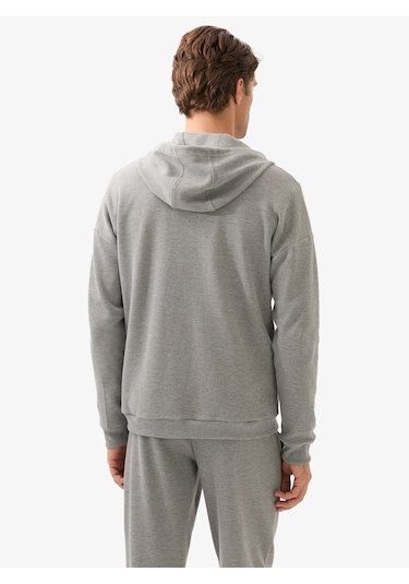 Blackspade Erkek Sweatshirt 40835 - Gri Melanj Gri Melanj