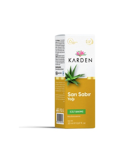 Karden Aloe Vera Sarı Sabır Yağı 20 ML