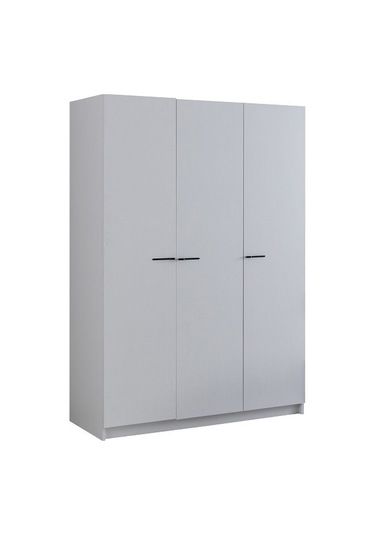 Leon Üç Kapılı Dolap Beyaz