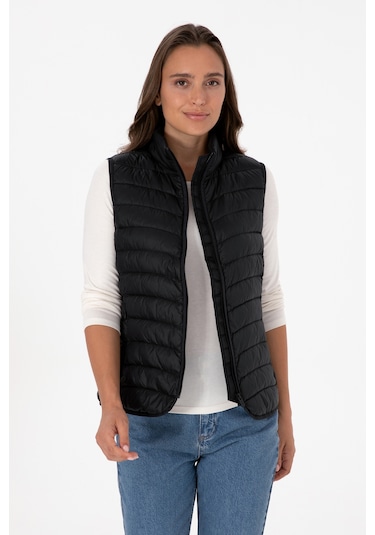 U.s. Polo Assn. Kadın Siyah Yelek Dokuma 50308083-vr046 Siyah