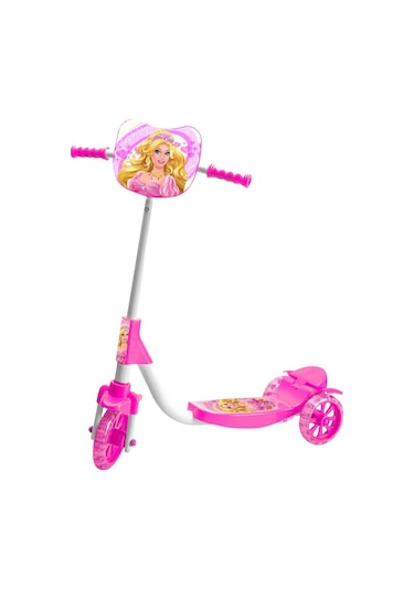 Beren Oyuncak Barbie Şeffaf Silikon 3 Tekerlekli Scooter