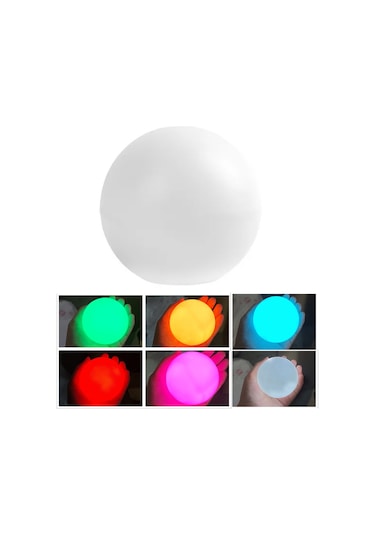 Havuz Yüzen Top Işık Karartma Rgbw 16 Renk Bahçe, Yard Dekor İçin Led Işık Çok Renkli