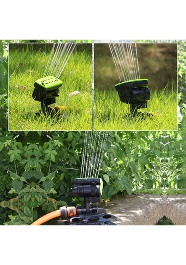 Hallow 180 Derece Döner Ayarlanabilir Bahçe Fıskiyesi Yeşil