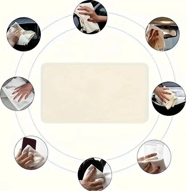 Trendooze Turcoshop11 Hızlı Kuruyan Süet Sünger Havlu 118x157 Cm Oto Detay Temizlik, Pratik Temizlik Yardımı