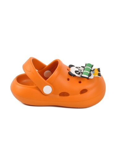Turuncu Unisex Çocuk Sabo Terlik Yumurcak B Turuncu Turuncu Unisex Çocuk Sabo Terlik Yumurcak B Turuncu